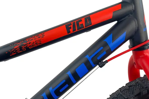 Rower dziecięcy INDIANA Figo 20 cali dla chłopca Czarno-niebiesko-czerwony