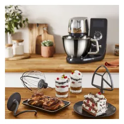 Robot planetarny Tefal I Coach Touch QB951837 1200W Waga Misa z pokrywą 5,5L
