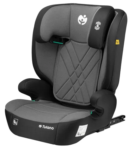 Fotelik samochodowy TULANO Joy 45 I-Size 100-150 cm (15-36 kg) Szary