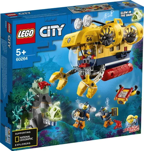 Конструктор Lego City подводная лодка исследователей океана (60264)