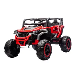 Samochód Na Akumulator M1 4X4 Światła LED Eva Pilot Skóra MP3 Bluetooth