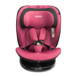 Автокресло Caretero Mokki I-Size, 40-150 cm, 0-36 kg, черно-розовый