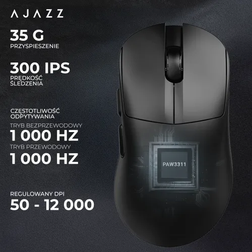 Myszka gamingowa Ajazz AJ179 V2 MAX Czarny