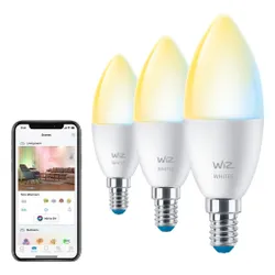 Inteligentna żarówka LED WIZ 929002448733 4.9W E14 Wi-Fi Bluetooth (3 szt.)