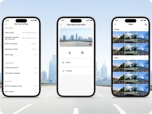 Wideorejestrator 70MAI M310 + karta pamięci 64GB