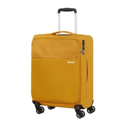 Walizka kabinowa American Tourister Lite Ray Spinner - golden yellow