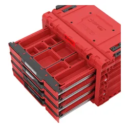 Skrzynka narzędziowa QBRICK System Prime Drawer 4 Toolbox Expert Red Ultra HD Custom