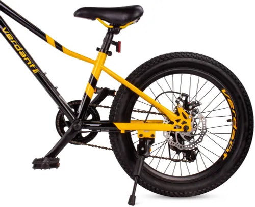 Rower dziecięcy SUN BABY Verdant Calix 20 dla chłopca Czarno-złoty