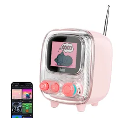 Głośnik mobilny DIVOOM Tivoo 2 Radio FM Różowy