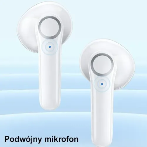 Słuchawki bezprzewodowe USAMS BU12 Series TWS Douszne Bluetooth 5.1 Różowy