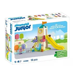 Набор фигурок Playmobil Junior 71703 Башня приключений и киоск с мороженым