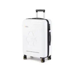 Średnia Twarda Walizka National Geographic Medium Trolley N205HA.60.01 White