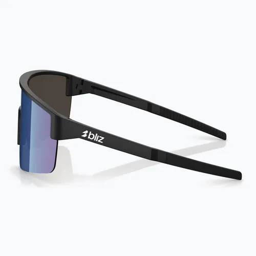 Okulary przeciwsłoneczne Bliz P004 Small matte black/grey blue mirror