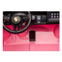 Samochód Na Akumulator Dla 2 Dzieci Porsche 911 Gt3 24V Eva LED 2 Silniki