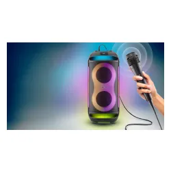 Power Audio GoGEN PARTEE BPS696 70W Bluetooth Mikrofon Karaoke Czarny