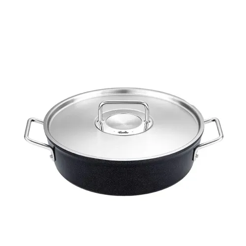 FISSLER Adamant 28 cm - garnek aluminiowy z pokrywką