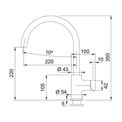 Bateria FRANKE Lina XL 115.0626.026 Beżowy