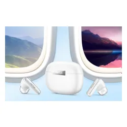 Słuchawki bezprzewodowe Earfun Air2 Dokanałowe Bluetooth 5.3 Biały