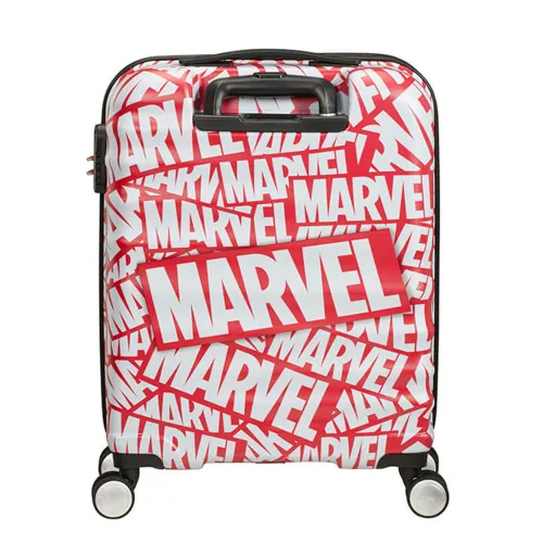 Walizka kabinowa American Tourister Wavebreaker - Marvel logo