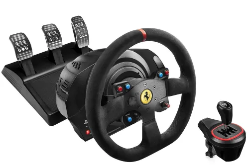 Руль Thrustmaster T300 Alcantara Edition с педалями для PS5, PS4, PS3, PC Force Feedback + редуктор TH8S