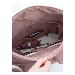 Plecak miejski GOT BAG Rolltop Easy Monochrome - red sand