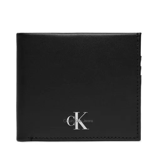 Большой мужской кошелек Calvin Klein Jeans Monogram Soft Bifold с монетой K50k511456 Black BEH