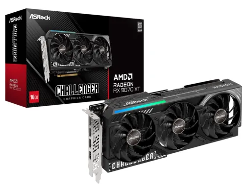 Karta graficzna ASrock Radeon RX 9070 XT Challenger 16GB GDDR6 256bit FSR