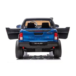 Auto Na Akumulator Dla 2 Dzieci Toyota Hilux 4X4 Lakier Pilot Eva Skóra LED Radio MP3