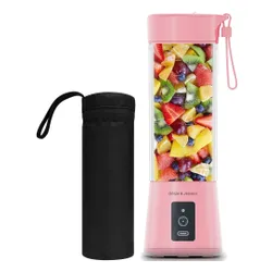 Blender personalny GÖTZE & JENSEN PB940P Różowy Bezprzewodowy + pokrowiec