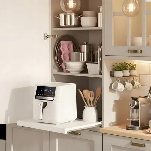 Air Fryer Frytkownica beztłuszczowa BERDSEN BD-662 Biały 6.5l 8 automatycznych programów