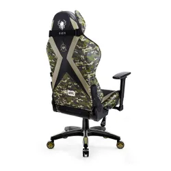 Fotel Diablo Chairs X-Horn 2.0 Normal Size Legion Gamingowy do 160kg Skóra ECO Czarno-zielony