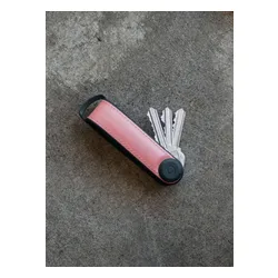 Skórzane etui organizer na klucze Orbitkey Hybrid Leather - pastel pink