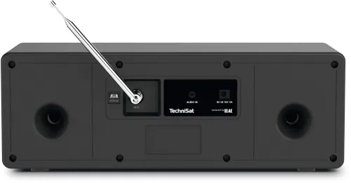 Radioodbiornik TechniSat DigitRadio 4C Radio FM DAB+ Bluetooth Czarno-srebrny