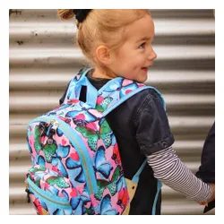Rucsac pentru copii 3 + Pick & Pack Beautiful Butterfly S-navy