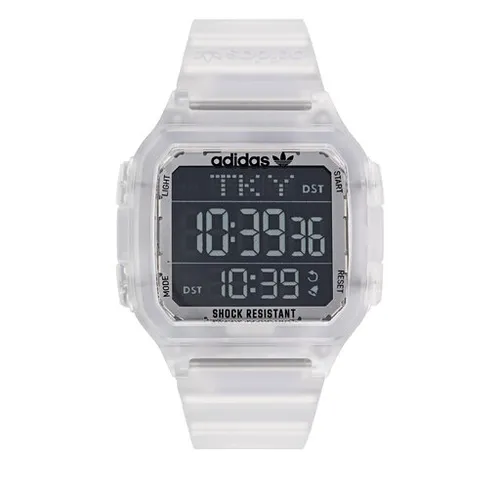 Adidas Originals Digital One GMT Saat Aost22049 Clear