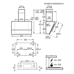 Okap Electrolux LFV416K Czarny