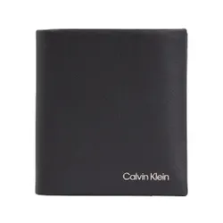 Мужской кошелек Calvin Klein CK Concise Trifold 6cc с монетой K50K510593 CK Black BAX