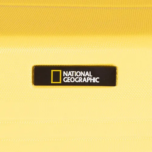 Большой жесткий чемодан National Geographic Pulse N171HB.71.26 Black / Yellow