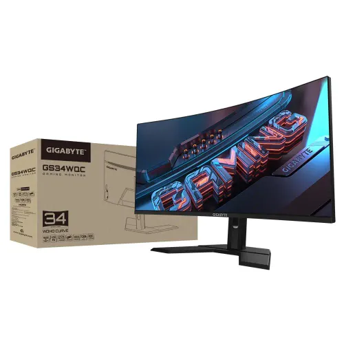 Monitor Gigabyte GS34WQC 34" UWQHD VA 120Hz 1ms MPRT Zakrzywiony Gamingowy