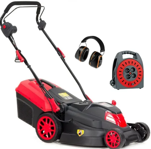 Kosiarka elektryczna NAC MEX42-E18 1800W + Przedłużacz ACAR M01808 (30 m) + Nauszniki przeciwhałasowe NEO 97-563