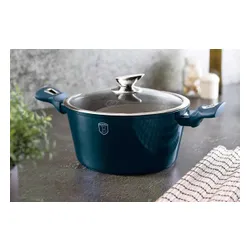 Zestaw garnków BERLINGER HAUS Metallic Line Aquamarine Edition BH-7183 (22 elementy)