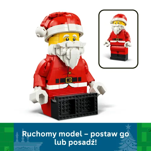 LEGO 40820 Powiększona minifigurka Świętego Mikołaja