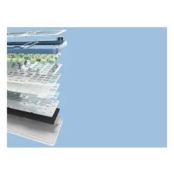 Klawiatura ROYAL KLUDGE RK-S98 Chartreuse Switch Biało-fioletowy