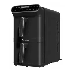 Air Fryer Frytkownica beztłuszczowa TURBOTRONIC TT-AF500D Czarny z podwójnym koszem