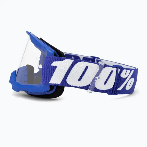 Детские велосипедные очки 100% Strata 2 Junior синие/прозрачные