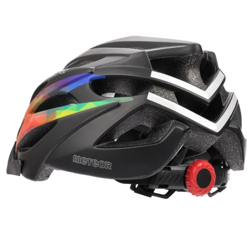 Kask rowerowy miejski METEOR SHIMMER S 52-56cm siatka otwory wentylacyjne