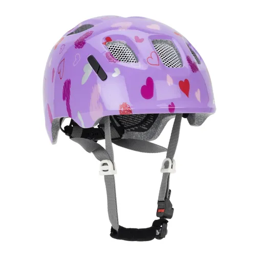 Kask rowerowy dziecięcy Alpina Ximo 2 Jr purple hearts gloss