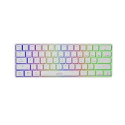 Klawiatura mechaniczna Genesis Thor 660 RGB Gateron Brown Biały