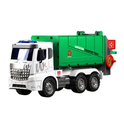 Śmieciarka GIGANT Ciężarówka Zabawka Światła Dźwięki 1:10 Funkcja Podnoszenia Duża