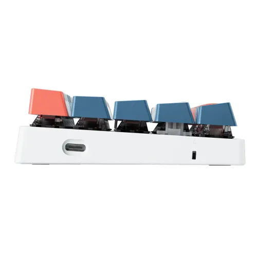 Klawiatura mechaniczna Machenike K500-B61 Gamingowa Przewodowa Red Switch Niebiesko-biała